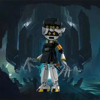 Робот Строительные блоки Строительные блоки Игрушки для детей Игрушки для сборки Подарки