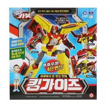 Робот-трансформер Hello Carbot King Guys, смешанный цветПопулярные корейские куклы и игрушки