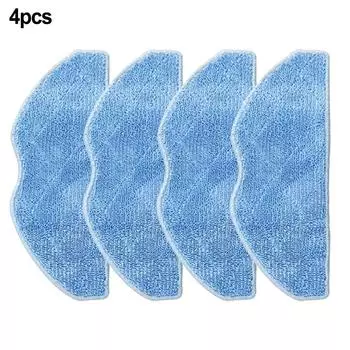Robot Vacuum Cleaner Microfiber Cloths Spare Parts For 360 S8 / S8 Plus 4 PACK