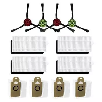 Боковая щетка, фильтр, пылесборник для робота-пылесоса Ilife T10S, сменные аксессуары. CHINA