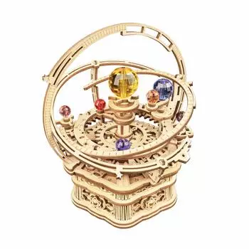 Robotime 3D Деревянный пазл 3D Игрушка-головоломка DIY Музыкальная шкатулка Модель комплект Механическая головоломка Ремесло Развивающая игрушка Мальчики Девочки Взрослые Детский сад Подарок Новый год