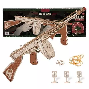 ROBOTIME DIY Деревянный 3D 3D пазл Деревянная игрушка для творчества Простая в изготовлении игрушка-головоломка на Новый год, головоломка, ручная работа, набор, популярный, сборка, для начинающих, подарок,