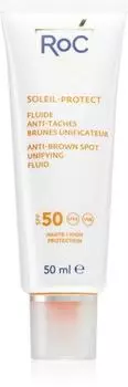 RoC Soleil Protect Anti Brown Spots Unifying Fluid fluide lger protecteur anti-taches brunes SPF 50 TU прозрачный