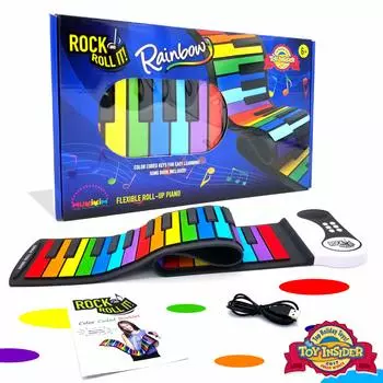Rock and Roll It Rainbow Teaching 2017 Christmas Toys Piano, Toys,