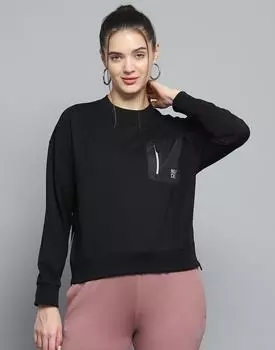Rock.It Women Regular Fit Winter Sweatshirt L