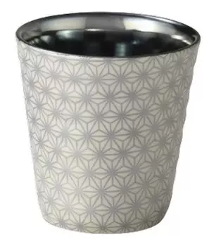Rock Japanese Microwave Made in Japan J-kitchens Cup, Cup, Silver, Style, 310ml, Safe,