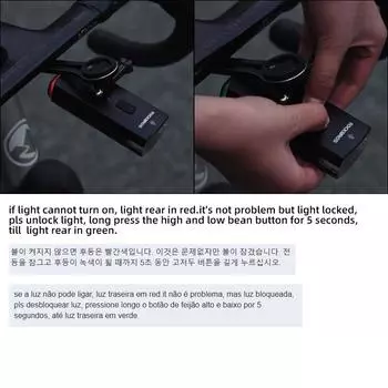 ROCKBROS 3000LM Bike Light 10000mAh Power Bank Type-C Charging Front Lamp Bicycle Headlight MTB Road Cycling Flash Highlight