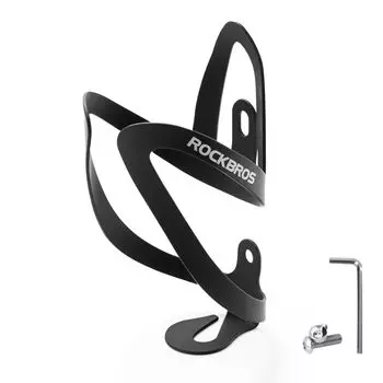 ROCKBROS Bicycle Bottle Securely Mounts Drink Molded Aluminum Alloy Design with Rubberized Swan Includes Installation Suitable for Road Cross and