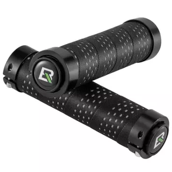 ROCKBROS Bicycle Grip Handle Grip Anti-Slip Bar Tape Style with Aluminum Lock Ring for 22.2mm Lightweight Durable with Double Lock for Mountain Bikes