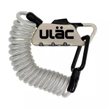 ROCKBROS Bicycle Key Wire Lock Dial Chain Lock Stroller Bike Saddle Lock Lightweight Portable Anti-Theft Length 1200mm 6 Colors (Silver)