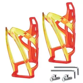 ROCKBROS Bottle Cage, Bicycle Drink Holder, Lightweight, Bottle Holder, Stylish, PC Material, Suitable for Road Bikes, MTB, Cross Bikes, etc., Gradien