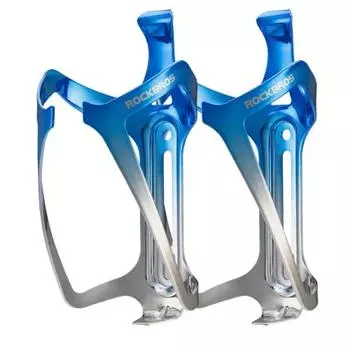 ROCKBROS Bottle Cage Bicycle Drink Holder Road Bike Aluminum Alloy Bottle Holder Lightweight Sturdy Stylish Cycling Installation Tools Included (Blue