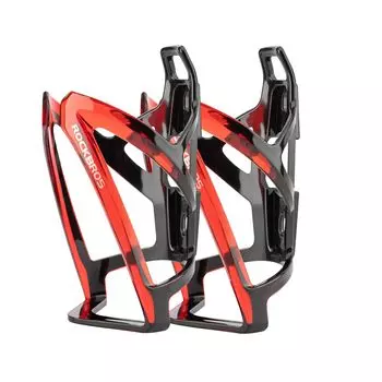 ROCKBROS Бутылка Велосипедная для Напитков ПК Градиент Подходит для Шоссейного и Кроссового Велосипеда Набор из 2 Флягодержателей, Держателей, Легкая, Стильная, Материал, Дизайн, Цельная