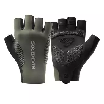 ROCKBROS Cycling Fingerless Cycling Bike for Men and Women Gloves, Summer, Gloves, Bicycle/Road Gloves, Shock-Absorbing Pads, Abrasion-Resistant,