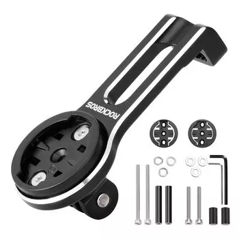 ROCKBROS Cycon Mount Garmin Bryton Bracket Garmin Bryton Wahoo igpsport GoPro Bicycle Light Mount Road Bike Изготовлен из алюминиевого сплава Легкий Прочный