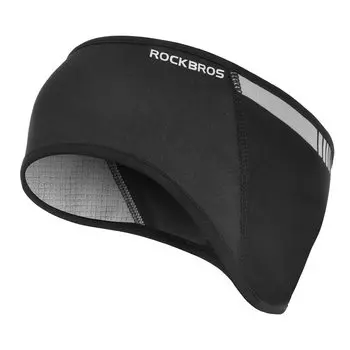 ROCKBROS Флисовые Накладки на Уши и Голову для Холодной Погоды, Горные и Велосипедные Утеплители, Утеплители, Работа, Поездки на Работу, Спорт, Рыбалка, Альпинизм, чёрный