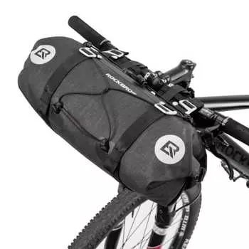 ROCKBROS Handlebar Bag Bicycle Front Bag Waterproof Reflective Set Large Capacity