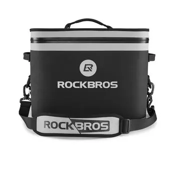 ROCKBROS охладитель небольшой мягкий охладитель мощность удержания холода приблизительно 48 20 л большой обеденный вишневый цвет плечевой портативный ящик, коробка, часы, емкость,