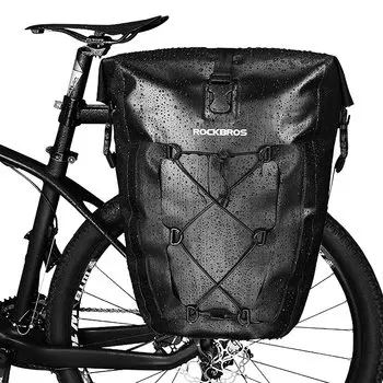 ROCKBROS Pannier Bag Bicycle Rear Bag Side Bag Carrier Bag Водонепроницаемая большая вместительная сумка для кемпинга и туризма Outdoor 20 л 40 л Набор из 1 и 2 шт.