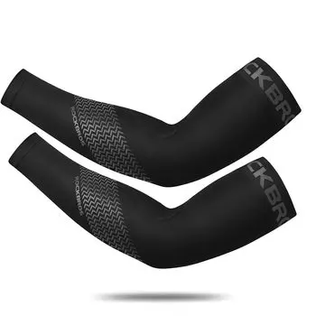 ROCKBROS Рукава UV Ферма Черные, Охлаждающие, Защитные, Нескользящие, Потоотводящие, Быстросохнущие, Летние, Спортивные, Гольф, Велоспорт, Работа, Рыбалка, Бейсбол,