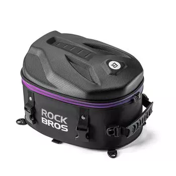 ROCKBROS сиденье мотоцикла туристическое для большой сортировки мотоцикла жесткое давление износа ночь легко водонепроницаемый чехол черный мешок, сумка, сумка, мотоциклы, фиолетовый