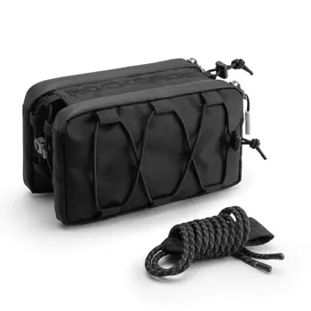 ROCKBROS Top Tube Bag, Road Bike, Bicycle Bag, Easy to Install, Slim, Convenient, Frame Bag, Accessory Holder, Lightweight, Does Not Hit the Knees, Co