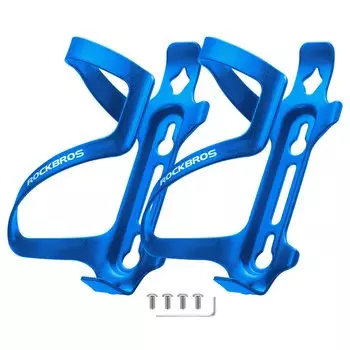 ROCKBROS Велосипедный держатель для напитков, литой дизайн, стильный и прочный дизайн из алюминиевого сплава для дорожных и кроссовых велосипедов, легкий,