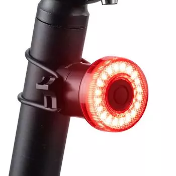 ROCKBROS Велосипедный фонарь Перезаряжаемый задний фонарь Автоматический режим Автоматическое освещение Умный задний фонарь Маленький датчик тормозов Датчик вибрации Подседельный штырь Седло