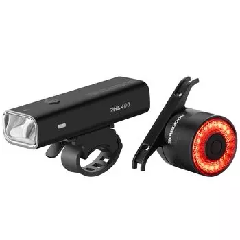 ROCKBROS Велосипедный фонарь задний велосипедный автоматический яркий 4 режима света IPX6 Велосипедный передний алюминиевый индикатор уровня заряда батареи простой идеальный для экстренных ситуаций и ночной езды