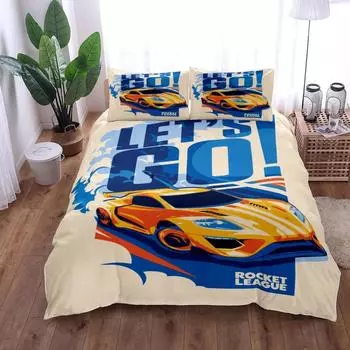 Rocket Go Children Duvet Cover Set Без простыни King Queen Double Full Twin Single Size Комплект постельного белья 70x133cm 2pcs