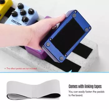 Rockhouse RPB-3 Маленькая портативная педаль эффектов для гитары Легкий инженерный пластик с серый