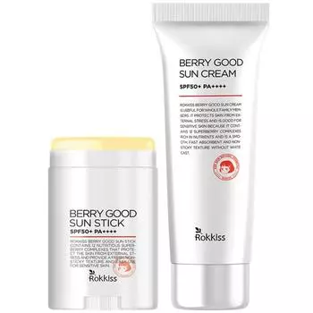 Rockies Berry Good Sun Stick 15g + Berry Good Sun Cream 50ml, 1 set
