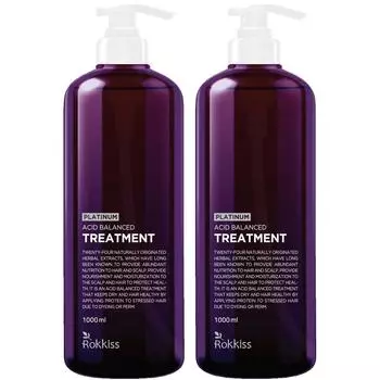 Rockies Platinum Mildly Acidic Hair Treatment, 1L, 2 units
