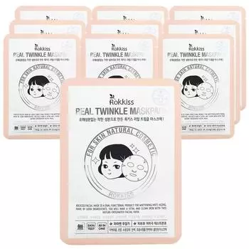 Упаковка масок Rockies Real Twinkle, 10 упаковок, 1 упаковка