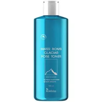 Rockies Water Bomb Glacier Water, 50% слабокислотный тоник для пор, 500 мл, 1 упаковка