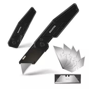 ROCKTOL Универсальный складной нож, карманный нож для бритвы, 1 упаковка