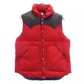 RockyMountain Down vest 38 Red series Featherbed Men s Used
