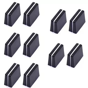 Roczential 10 шт. Крышка фейдера, микшерный фейдер, ползунок, сменная кнопка, крышка для пульта микшера, аксессуары