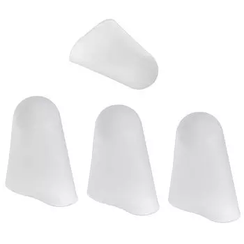 Roczential 4 шт. силиконовый напальчник для игры на гитаре защита кончиков пальцев протектор для бас-гитары поддержка пальцев защита рук колпачок для струнных