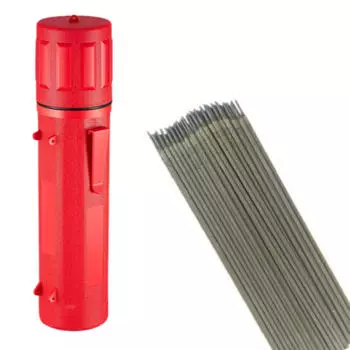 Rod Storage Tube Welding Container 14.7 Inch Heat Insulation Premium Organization Airproof красный