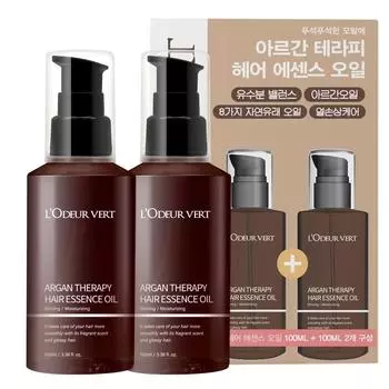 Roderbert Argan Therapy Hair Oil Essence, 2 units, 100ml