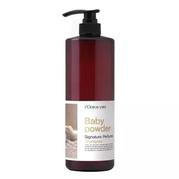 Roderbert Signature Perfume Shampoo Baby Powder 1000g, 1L, 3 units