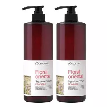 Roderbert Signature Perfume Shampoo Floral Oriental 1000ml, 1L, 2 units