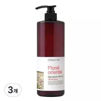Roderbert Signature Perfume Shampoo Floral Oriental 1000ml, 3 pcs.