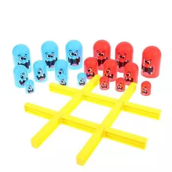 Родитель-ребенок Большие Ешь Маленькие Жрицы Доска Игрушки Интерактивные Крестики-Нолики Игрушечные Друзья Tic Tac Toe