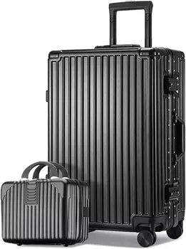 Родительский и детский комплект из алюминиевой рамы, чемодана, небольшой сумки, кейса для переноски, сверхлегкого, ударопрочного, большой вместимости, бесшумного, с двойными колесами