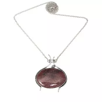 Родолит драгоценный камень День матери ювелирное украшение ручной работы ожерелье 20 дюймов