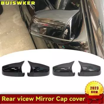 Роговые колпачки M стиль, высокое качество, черное боковое зеркало, крышка для BMW 5, 6, 7 серии F01 F02 F03 F04 F06 F07 F10 F11 F12 F13