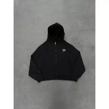 RogueWave Американская Мода Однотонный Свитшот Оверсайз Мужской Y2K Двойка Харадзюку Хип-Хоп Готика Джокер Брюки Джоггеры M чёрный