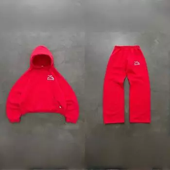 RogueWave Casual Sweatshirt Suit Men Clothing Sweatpants Daily Tricolor Hoodies High Quality Sports Tracksuit Hoodie Jogger Two Piece Set M